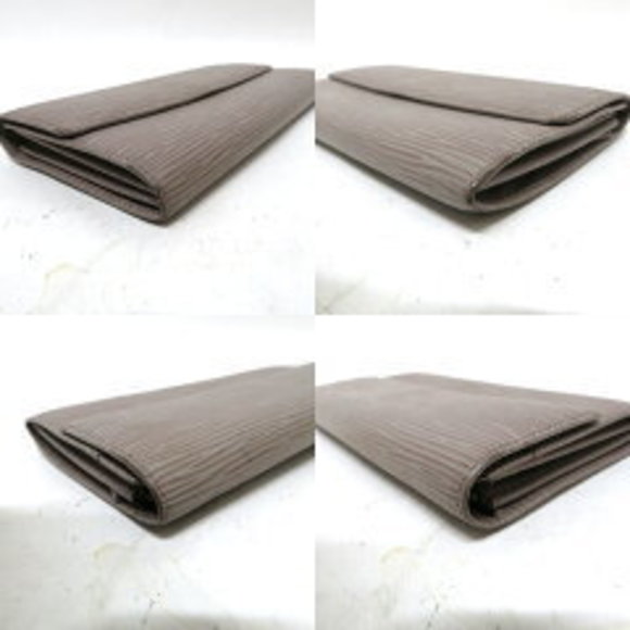 Louis Vuitton Porte Monnaie Epi Leather Wallet Gray - Picture 3 of 9